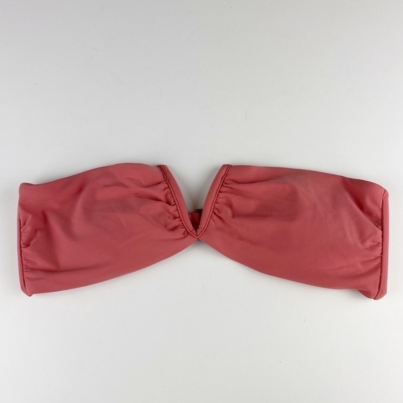 Andie The Scala Bandeau Strapless Bikini Top Swimsuit Pink Size M NWT - Picture 5 of 8